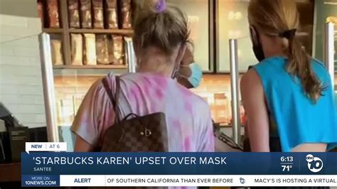 video woman yells at barista when told to wear a mask