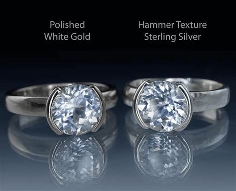 sterling silver  white gold    difference