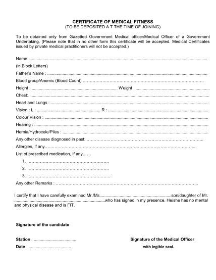 21 Medical Certificate For School Admission Free To Edit Download