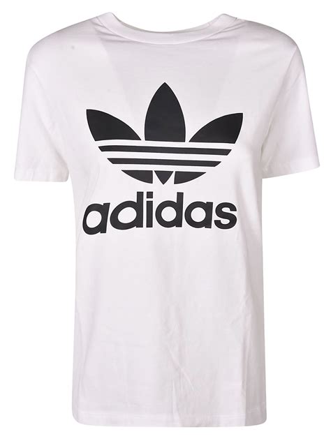 adidas logo white  shirt    shirt