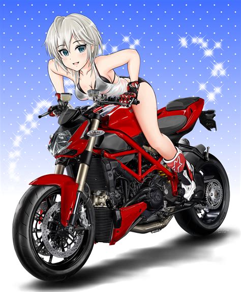 anime girl on a motorcycle hot sex picture