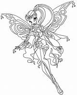 Winx Coloring Club Bloomix Pages Print Color Kids sketch template