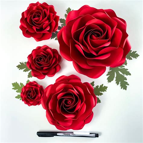 rose template  cricut