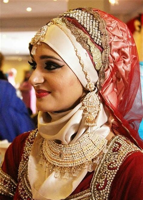 modern hijab ideas for indian bridals hijab 2014 wedding hijab