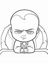 Boss Baby Coloring Pages Kids sketch template