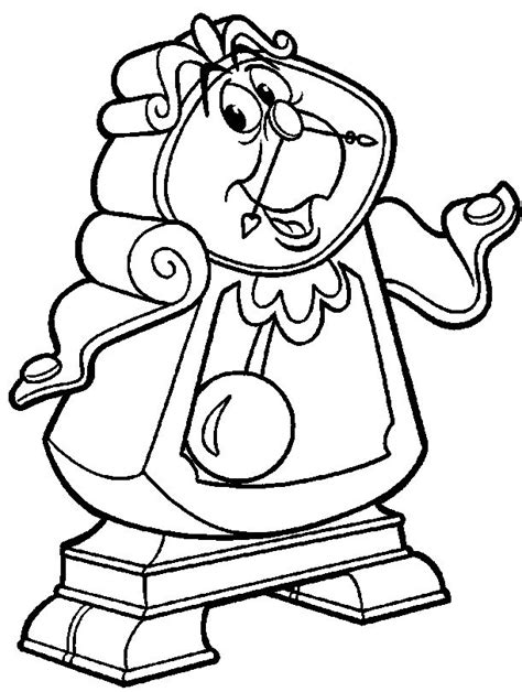 coloring pages  beauty   beast images  pinterest