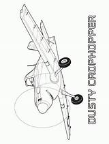 Coloring Kolorowanki Samoloty Crophopper Dzieci Darmowe sketch template