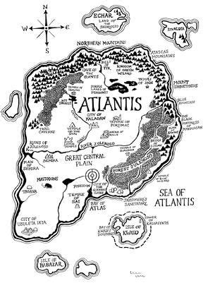 atlantis map pinteres