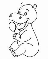 Preschool Nilpferd Hippopotame Hippopotamus Hippo Popular Malvorlagen Colorier Coloriages Coloringhome sketch template