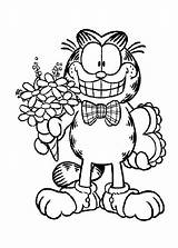 Coloring Pages Garfield Kids Sunbonnet Sue Adult Party Colouring Printable Kidsdrawing Go sketch template