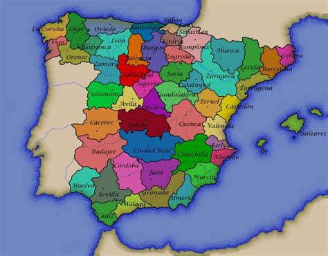 cuantas provincias tiene espana como funciona