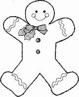 Gingerbread Man Christmas Coloring Pages Girlscoloring Template sketch template