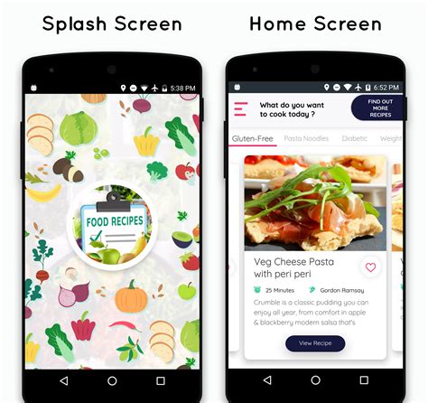 food recipe android app  add recipe  chef  freaktemplate ad android sponsored
