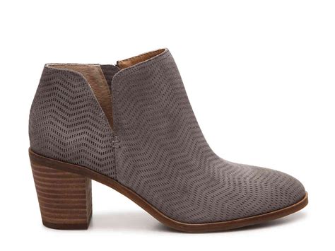 Lucky Brand Pickla Bootie In Grey Gray Lyst