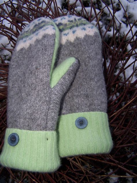 wool mittens  sweaters lined  fleece pattern rebecca mae designs