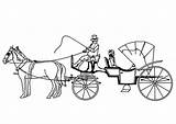 Kutsche Pferde Ausmalbilder sketch template