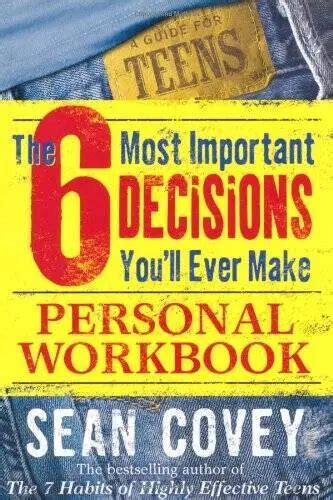 important decisions youll   personal workbook good