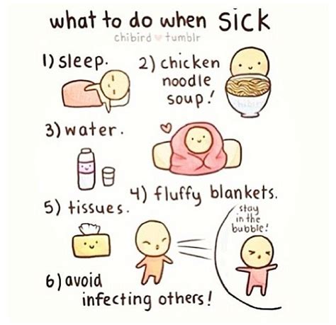 what to do when you re sick musely