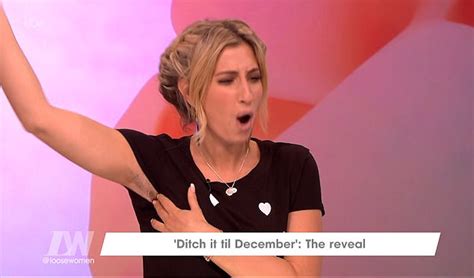 stacey solomon unveils her hairy armpits and legs daily