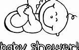 Baby Shower Coloring Pages Kids Printable Color Getcolorings sketch template