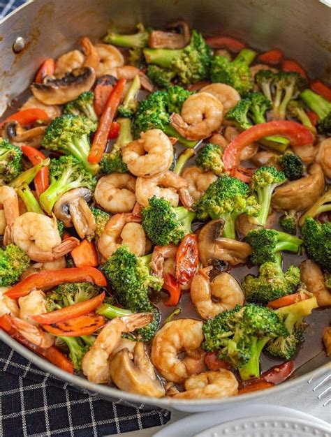 Shrimp Stir Fry Recipe In 2020 Shrimp Stir Fry Stir Fry Meal Prep