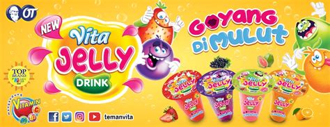 jual vita jelly drink rasa anggur minuman jelly  ml karton