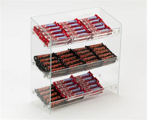 acrylic confectionary display retail display units  shop fittings
