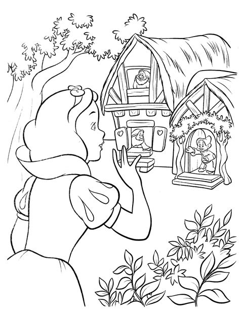 snow white coloring pages  coloring pages  kids