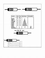 Lead Axial Answer Resistors Bands Shown Drawings Below Color sketch template