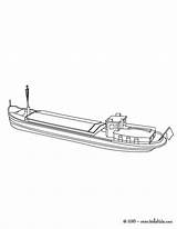 Barge Ausmalen Tugboat Hellokids Bateau Frachtschiff Mouche Cargueiro sketch template