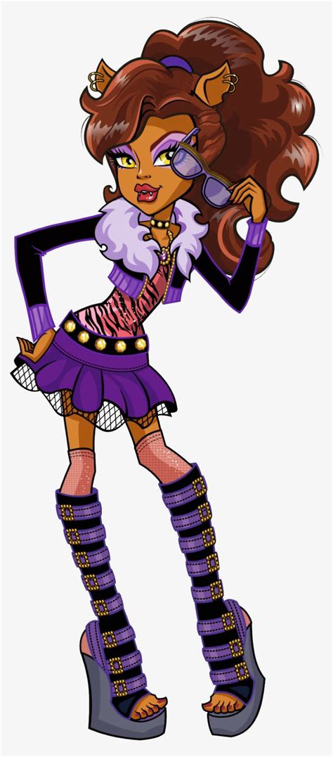 clawdeen wolf monster high characters transparent png