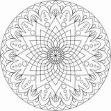 Mandala Coloring Pages Printable Adult Getcoloringpages sketch template