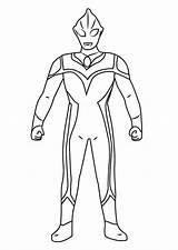 Ultraman Tiga Evil Mewarnai Belial Ausmalbilder Orb sketch template