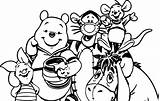 Coloring Pooh Winnie Proud Wecoloringpage sketch template