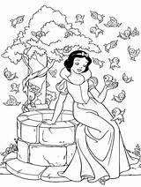 Nieves Dibujo Blancanieves Princesas sketch template