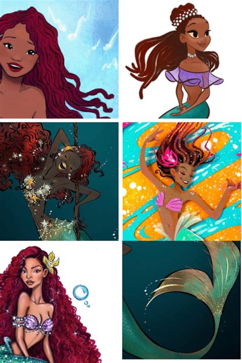 illustrators see the beauty meaning in halle bailey as ariel