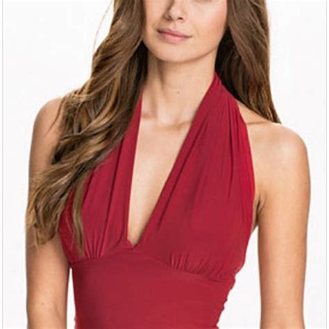 women tight bandeau red cropped halter top online store for women