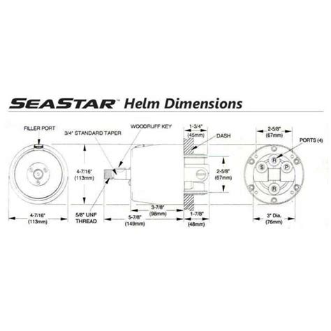 seastar hc parts diagram