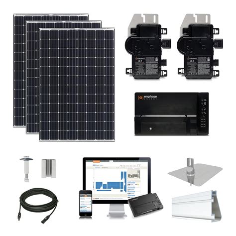 kw grid tied solar kit  sunwattscom