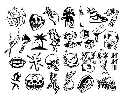 Halloween Friday The 13th Tattoo Flash Best Tattoo Ideas
