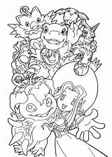 Digimon 4kids sketch template