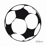 Dibujos Balones Pelota Futbol Juguetes sketch template