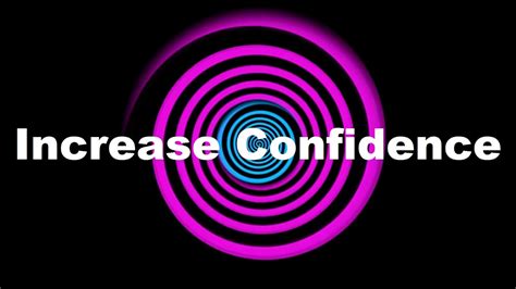 hypnosis increase confidence request youtube