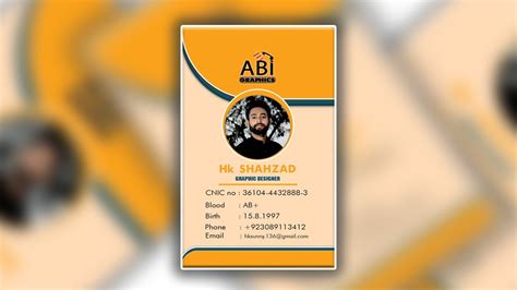create identity card  adobe photoshop  professional id