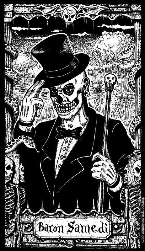 Baron Samedi And A Voodoo Altar Sketch For Rory Kelly S European Tour