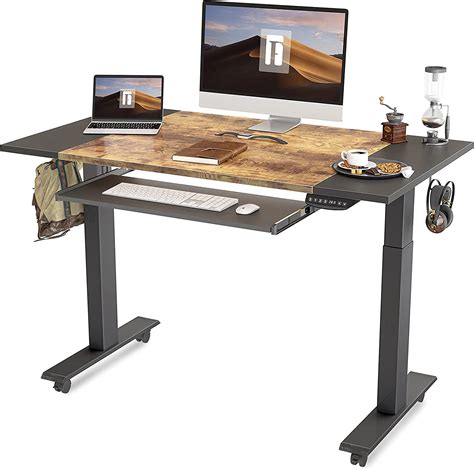 buy fezibo dual motor height adjustable electric standing desk  cm full sit stand home