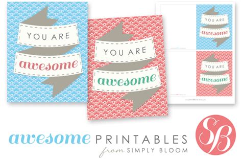 awesome  printables simply bloom