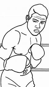 Boxing Coloring Pages Boxer Kids Printable Sheets Sport Sports Drawing Louis Joe Male Color Fall Anycoloring Kangaroo Choose Board sketch template