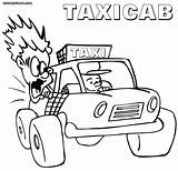 Taxi Coloring Cab Pages Comments Getcolorings Color sketch template