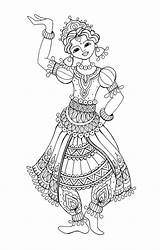 Colouring Advocate Flamenco sketch template